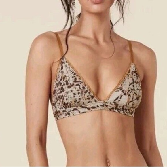 Free People Other - Spell triangle honeycomb bralette S NWT